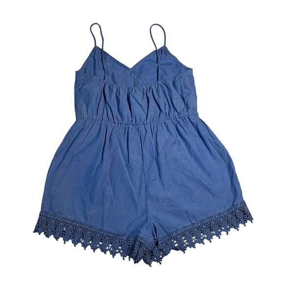 Women's Sleeveless V-Neck Romper Playsuit Size Small Casual Summer Lightweight - Picture 2 of 10